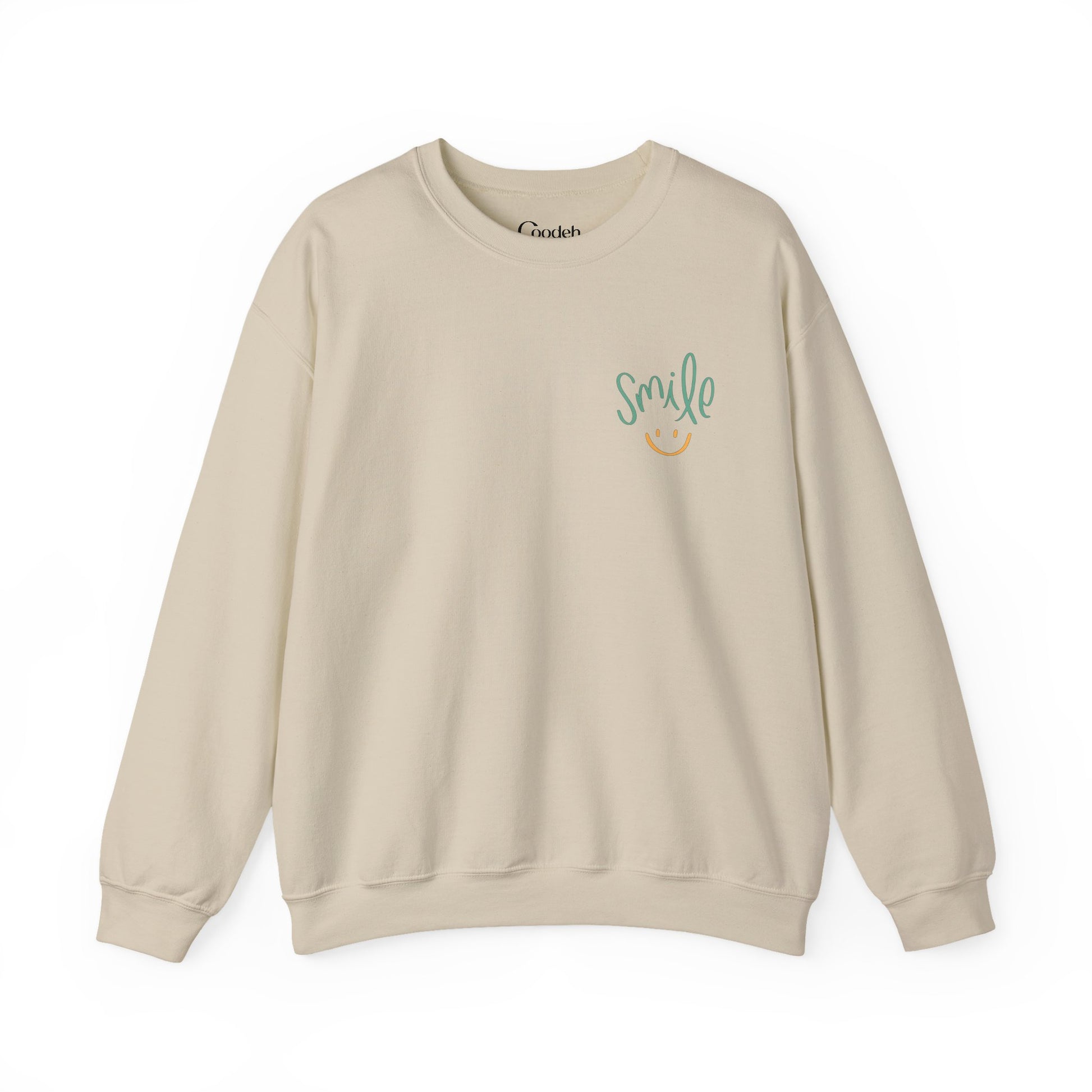 Life Is Good Crewneck Sweatshirt graphic print detail