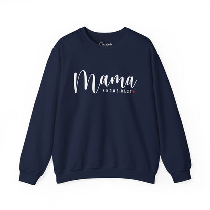 Mama Knows Best Crewneck Sweatshirt fleece interior