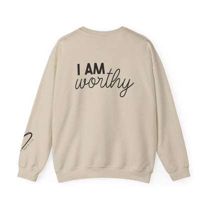 I Am Worthy Crewneck Sweatshirt cotton blend fabric