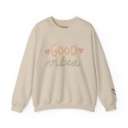 Good Vibes Crewneck Sweatshirt everyday outfit