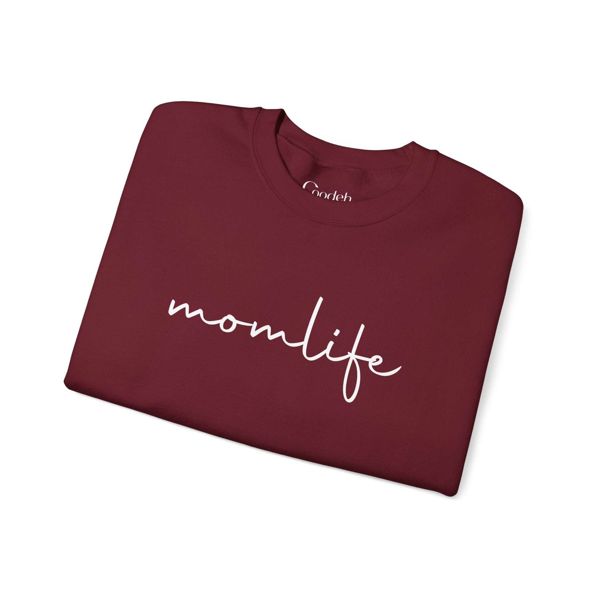 Mom Life Graphic Crewneck Sweatshirt back view
