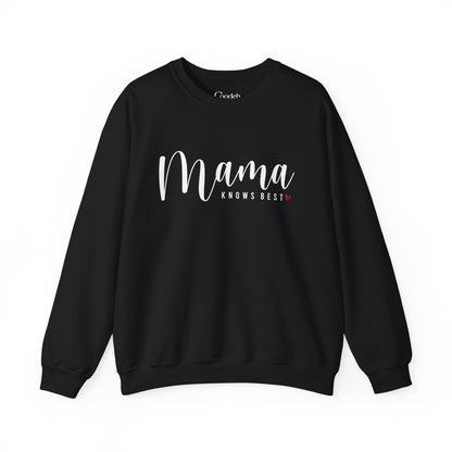 Mama Knows Best Crewneck Sweatshirt pink color