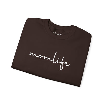 Mom Life Graphic Crewneck Sweatshirt sleeve detail