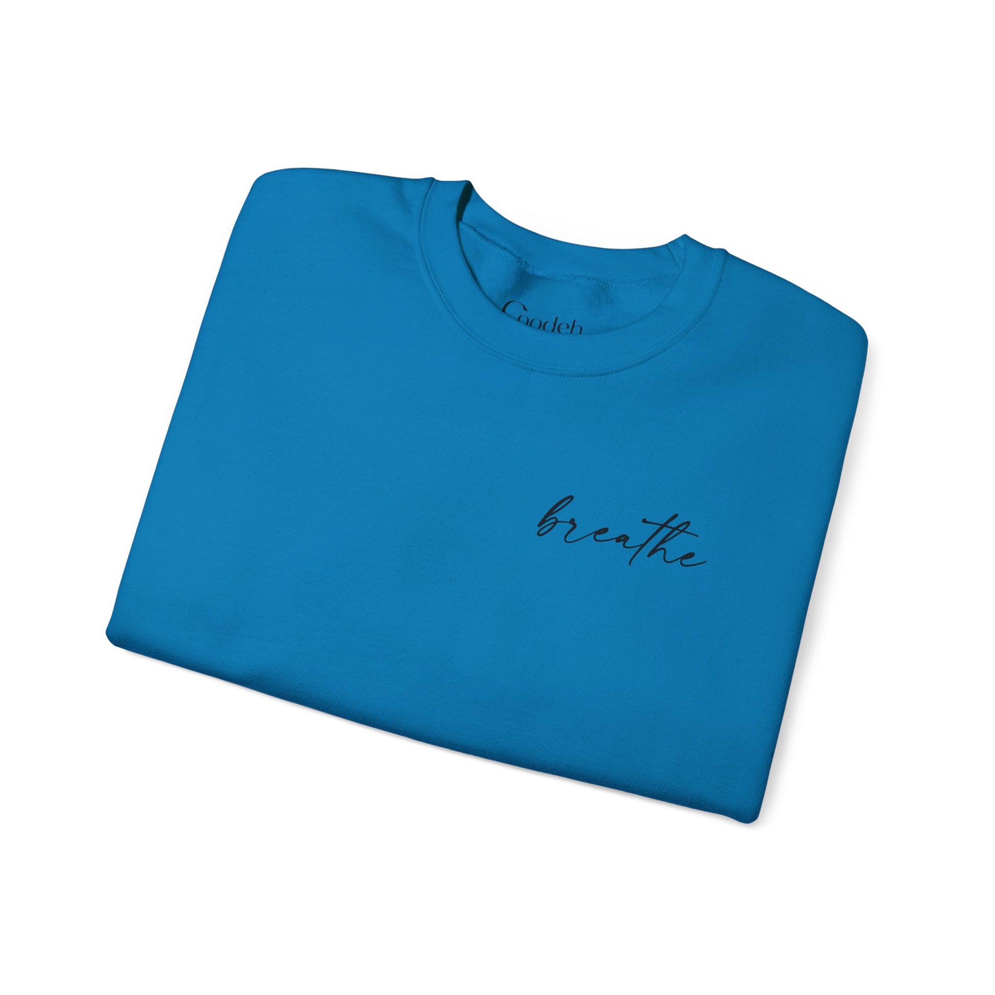 Be Kind Be Brave Be You Crewneck Sweatshirt front graphic close-up