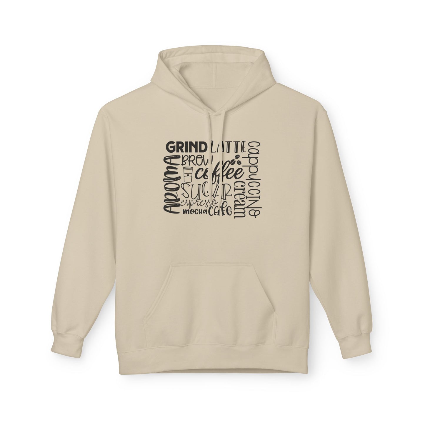 Coffee Lover Graphic Hoodie for Everyday Wear worn by model