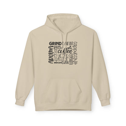 Coffee Lover Graphic Hoodie for Everyday Wear worn by model