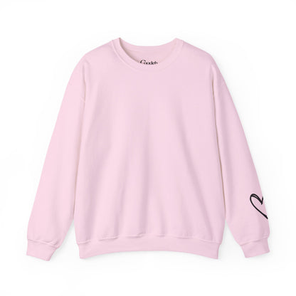 Never Give Up Crewneck Sweatshirt back view