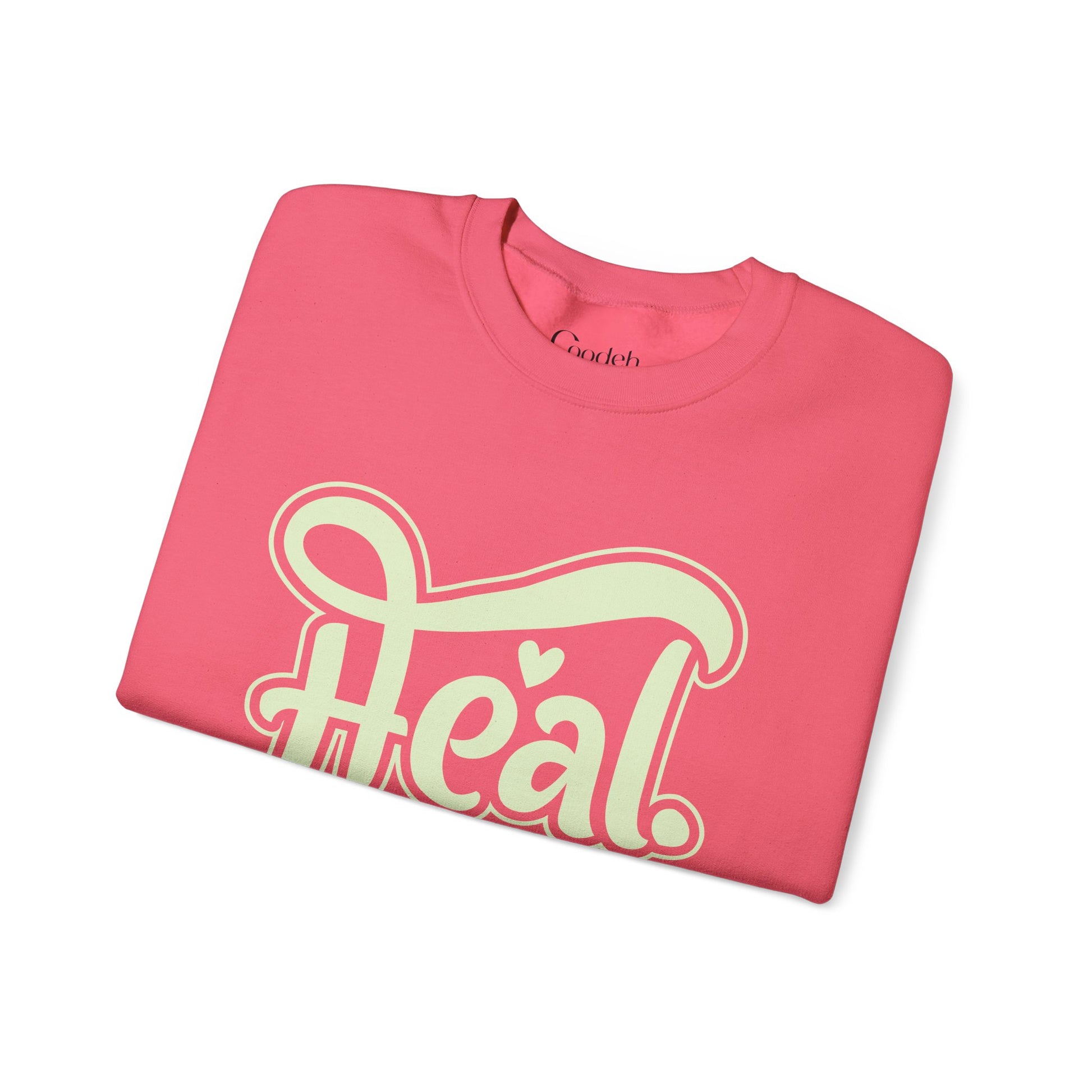 Heal Inspirational Crewneck Sweatshirt relaxed fit apparel