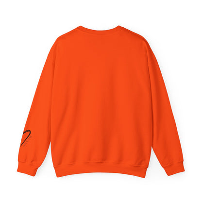 Grateful Thankful Blessed Crewneck Sweatshirt side view