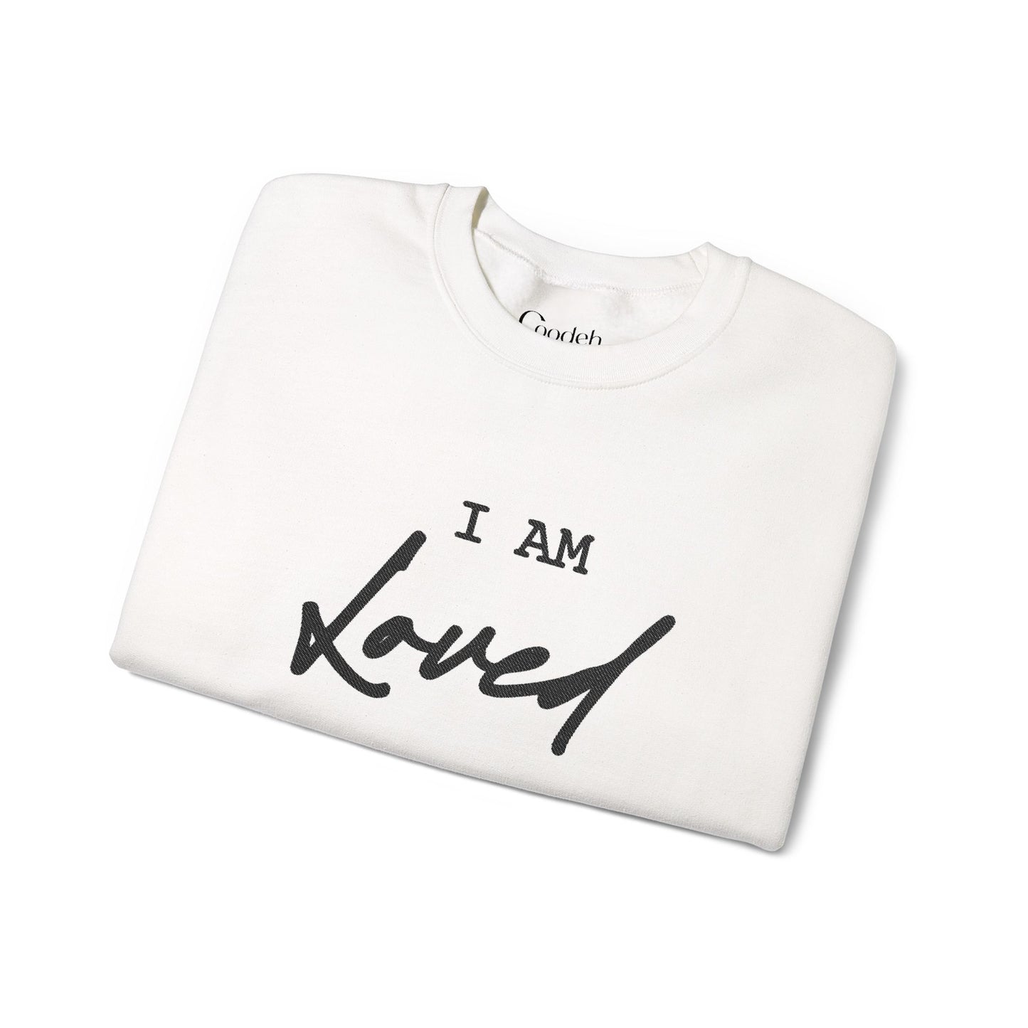 I Am Loved Crewneck Sweatshirt soft feel