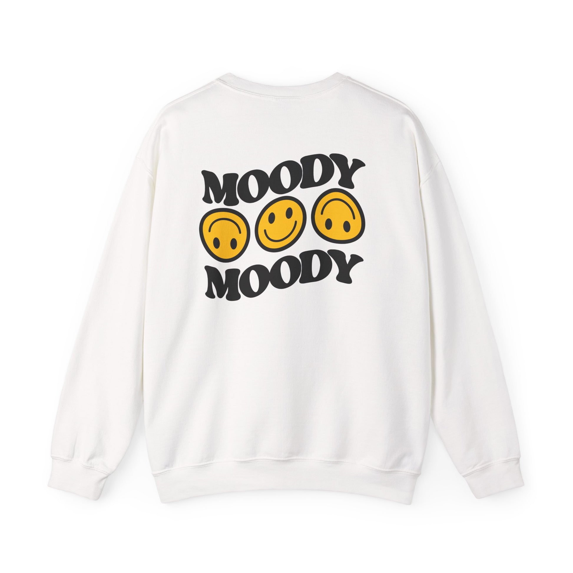 Moody Faces Crewneck Sweatshirt relaxed fit view