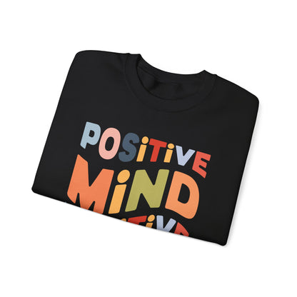 Positive Mind Positive Vibes Crewneck Sweatshirt everyday wear