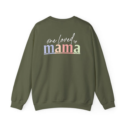 One Loved Mama Crewneck Sweatshirt oversized look