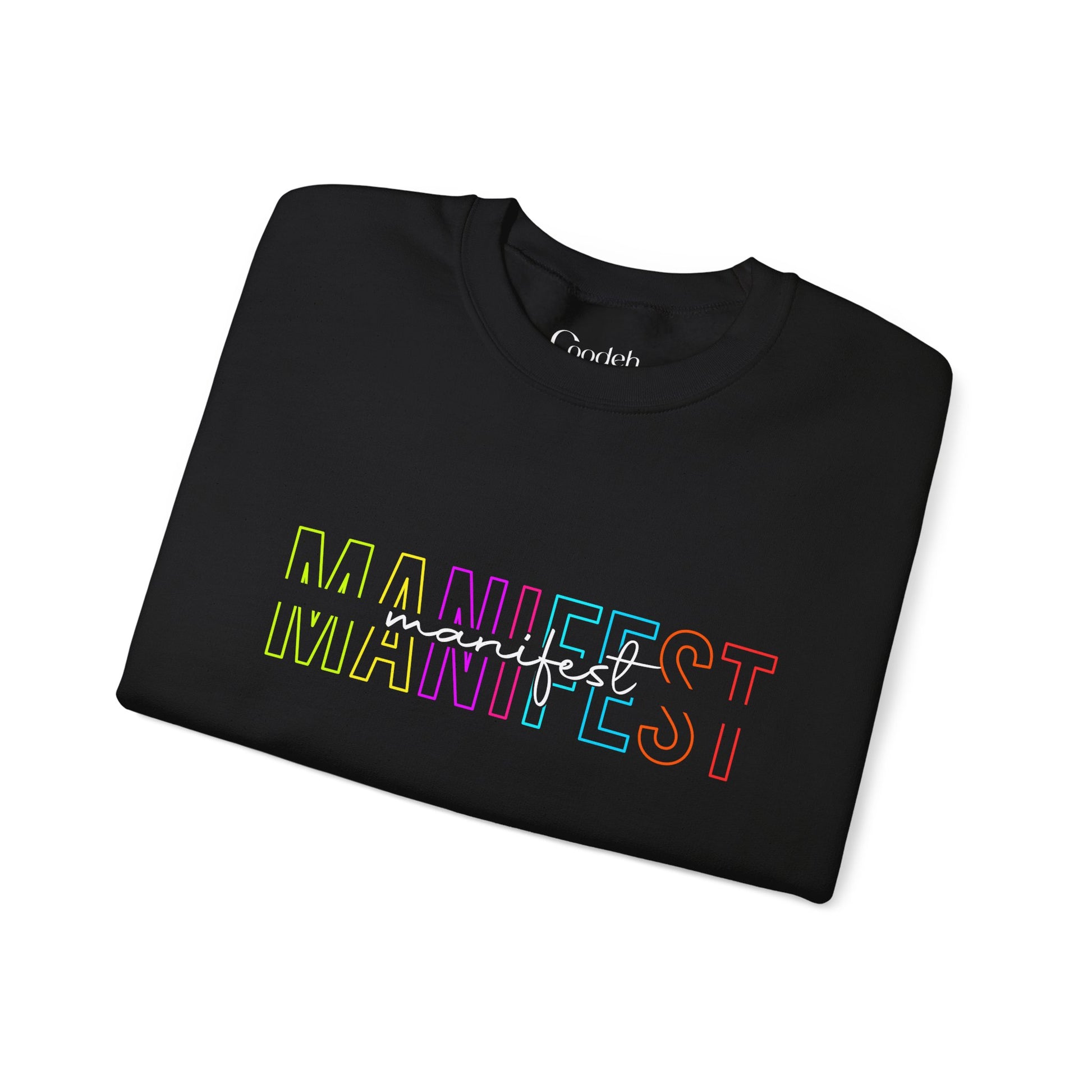 MANIFEST Graphic Crewneck Sweatshirt back view
