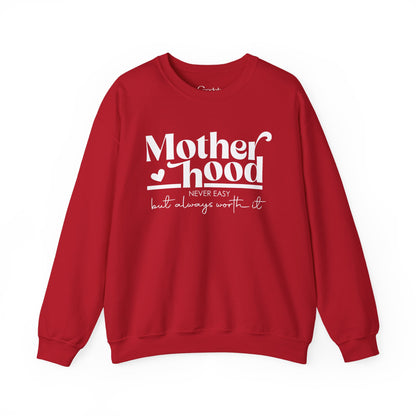 Motherhood Graphic Crewneck Sweatshirt front design