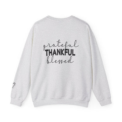 Grateful Thankful Blessed Crewneck Sweatshirt