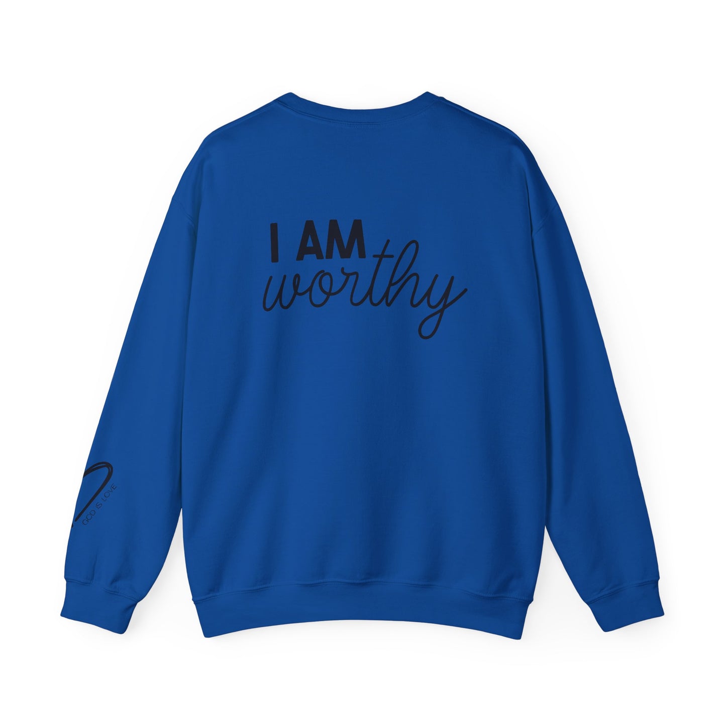 I Am Worthy Crewneck Sweatshirt comfortable daily wear