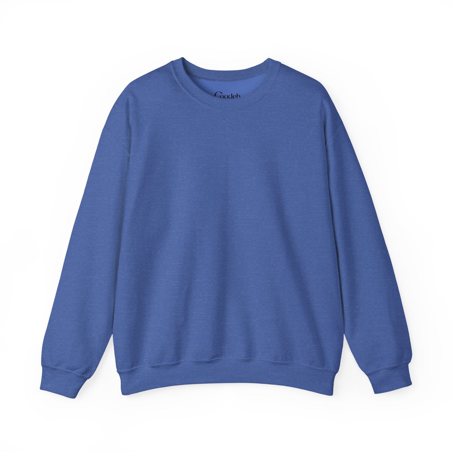 Moody Faces Crewneck Sweatshirt embroidery detail