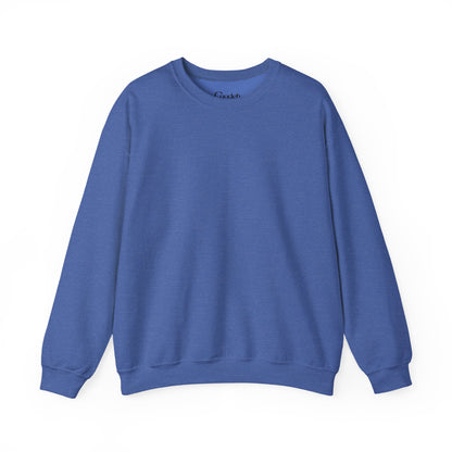 Moody Faces Crewneck Sweatshirt embroidery detail