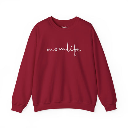 Mom Life Graphic Crewneck Sweatshirt pink color option