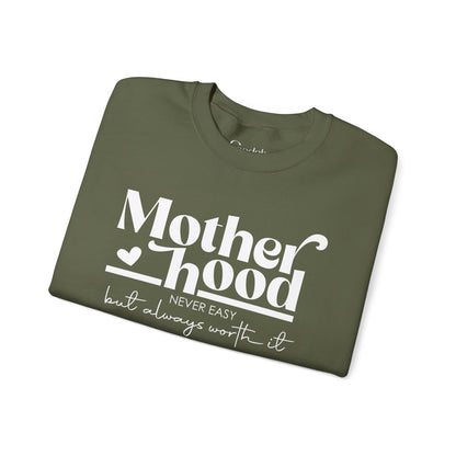 Motherhood Graphic Crewneck Sweatshirt casual style