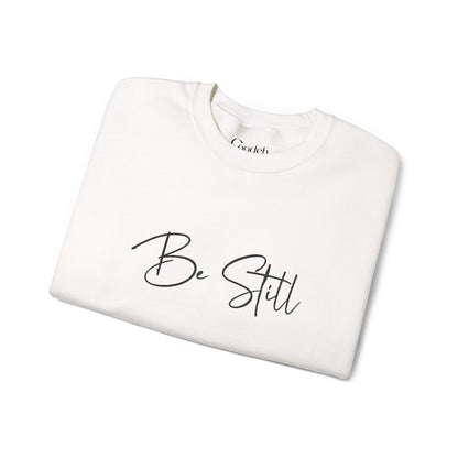 Be Still Graphic Crewneck Sweatshirt Christian apparel
