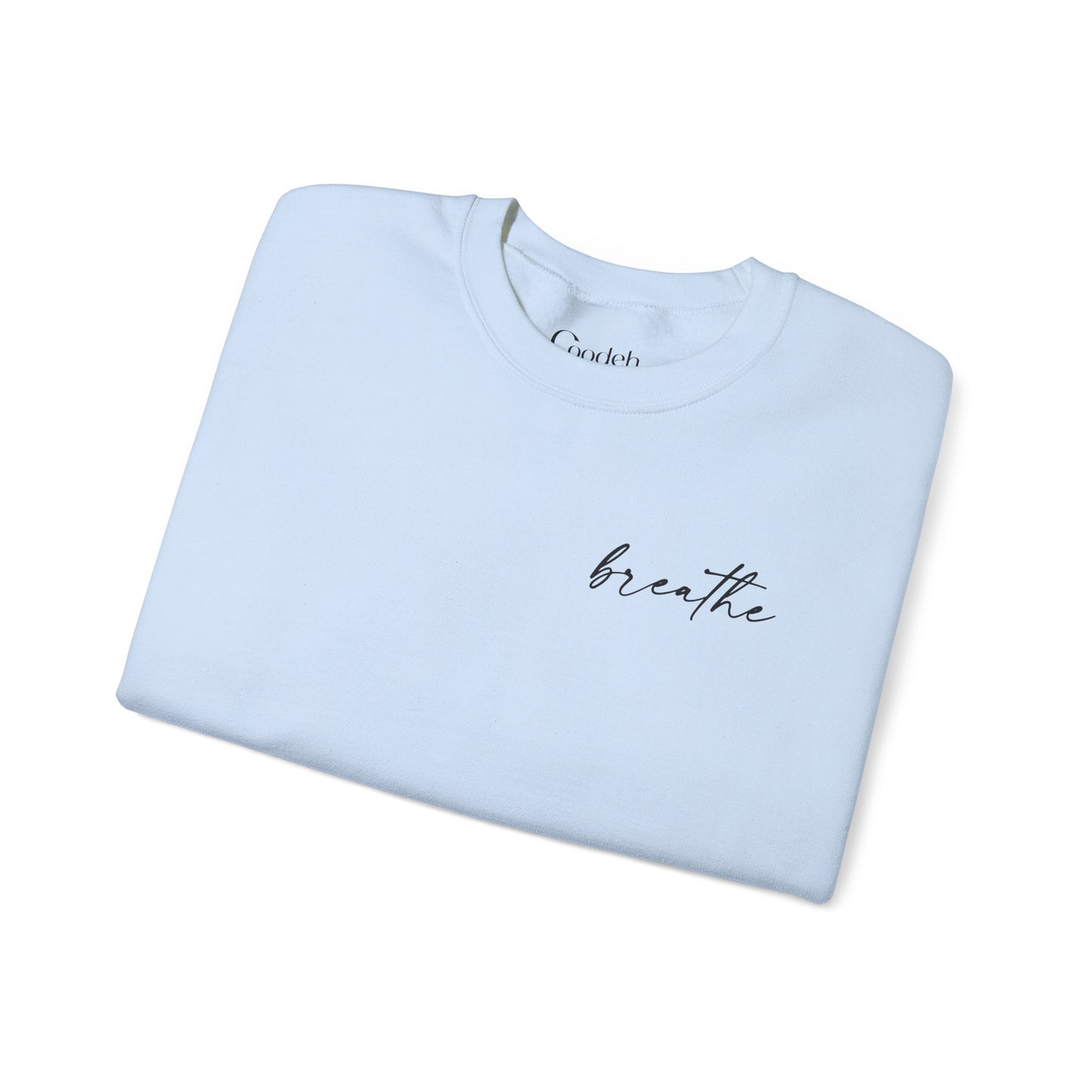 Black Be Kind Be Brave Be You Crewneck Sweatshirt front view