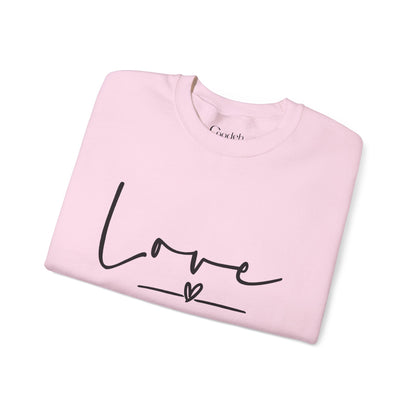 Love Graphic Crewneck Sweatshirt love message print