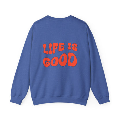 Life Is Good Crewneck Sweatshirt trendy fashion