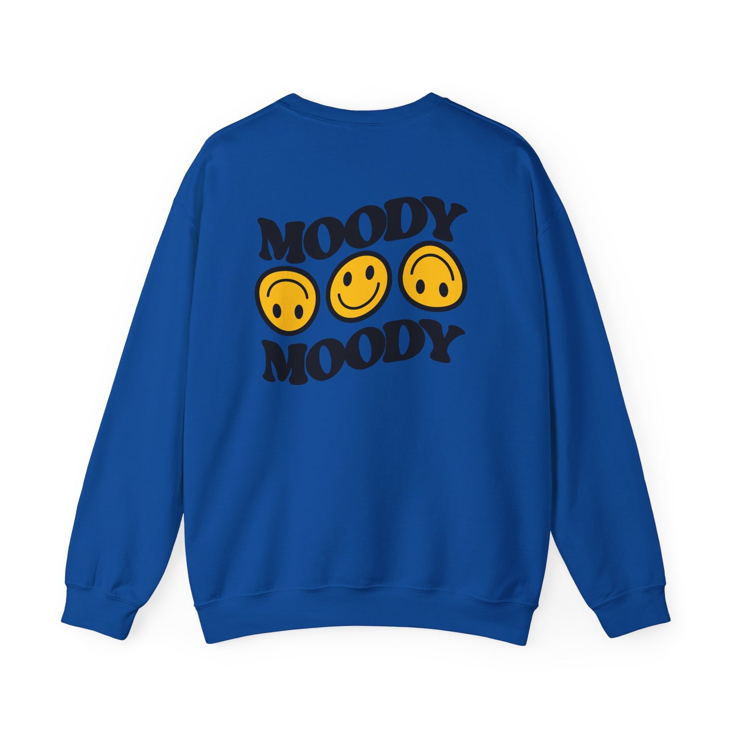 Moody Faces Crewneck Sweatshirt relaxed fit apparel