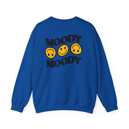 Moody Faces Crewneck Sweatshirt relaxed fit apparel