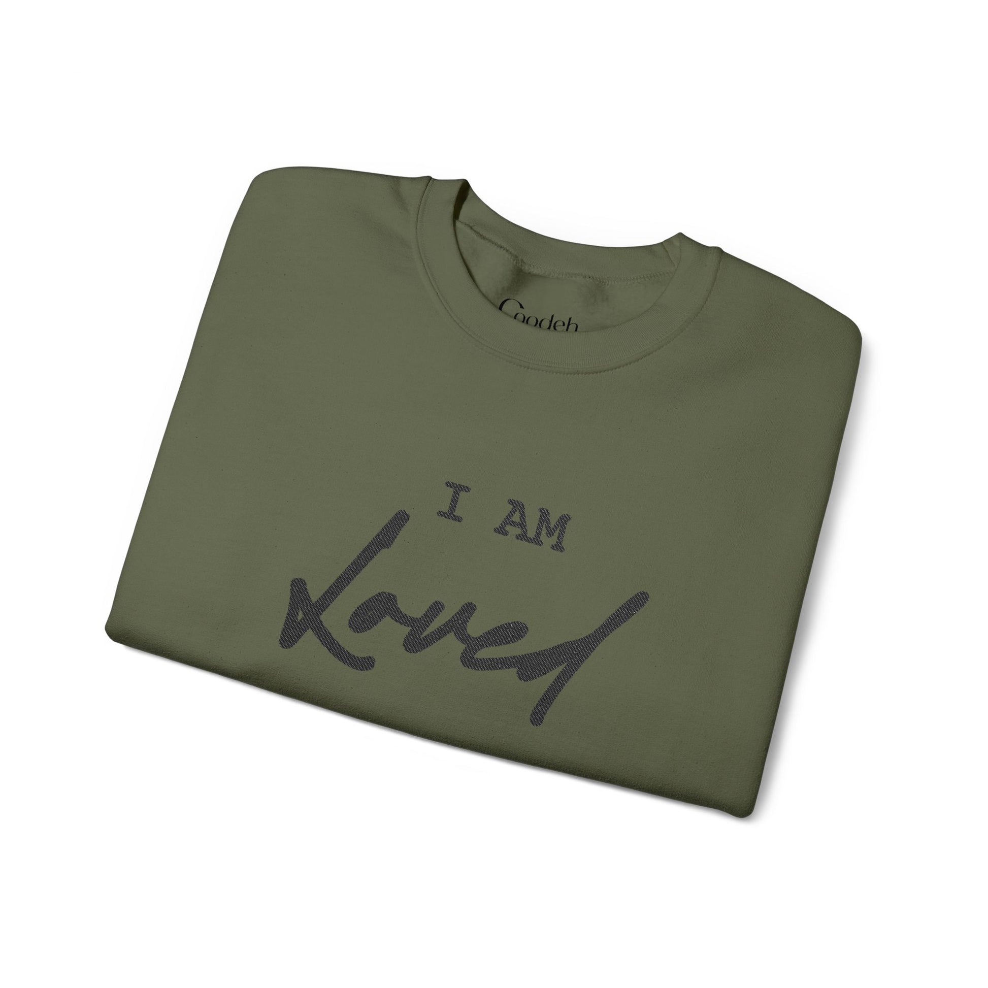 I Am Loved Crewneck Sweatshirt self love apparel