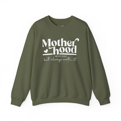 Motherhood Graphic Crewneck Sweatshirt mom life clothing