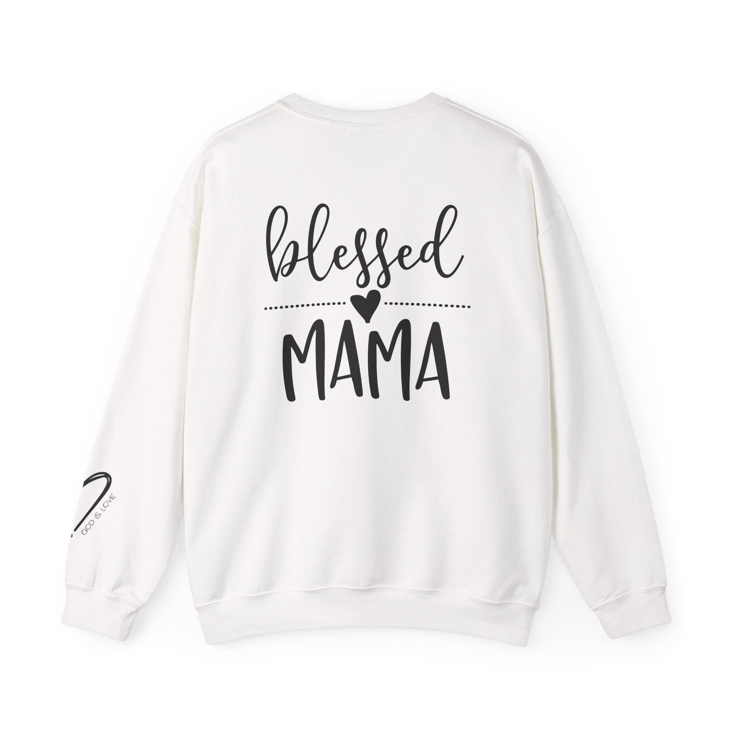 Blessed Mama Crewneck Sweatshirt durable stitching