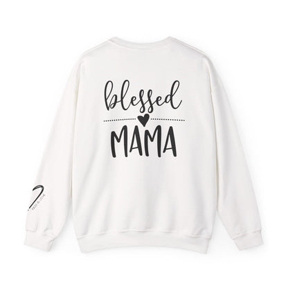 Blessed Mama Crewneck Sweatshirt durable stitching