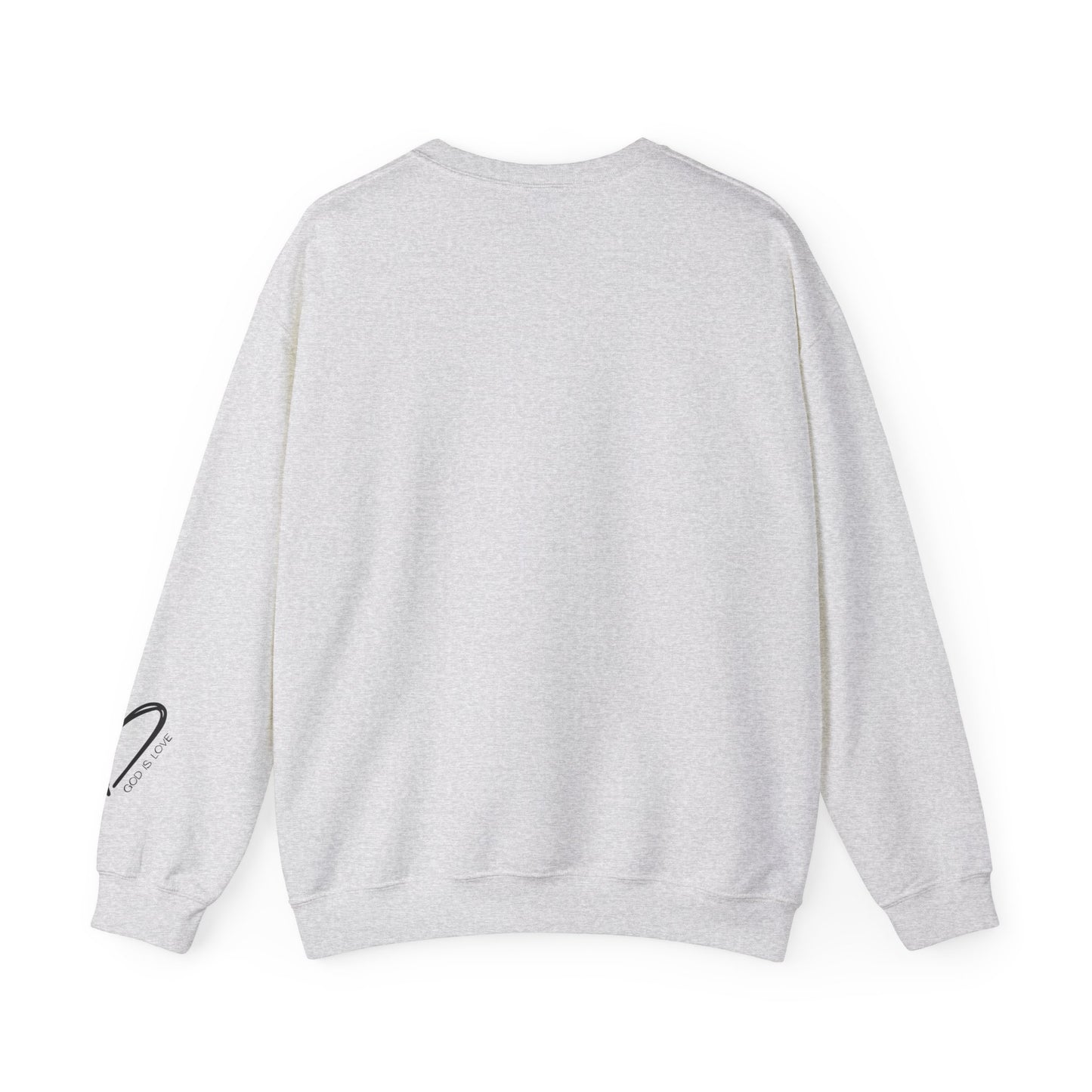 Grateful Thankful Blessed Crewneck Sweatshirt cotton blend fabric